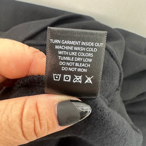 Civil Regime Hoodie Black Flame Rose Graphic Oversized Pullover Sz M NWT - Picture 8 of 10